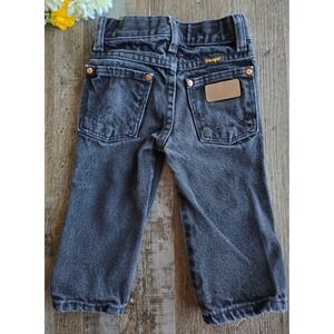 Wrangler Jeans Classic Toddler Charcoal Denim Pants Size 1T Slim Western Cowboy